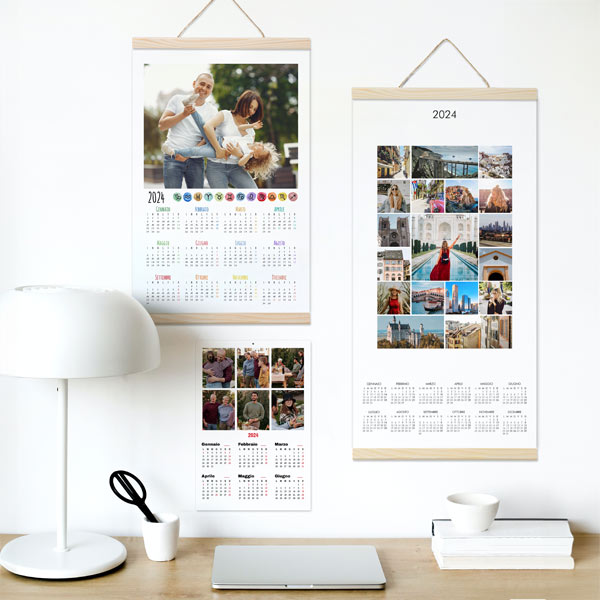 Calendari da parete 12 mesi 12 fogli + copertina